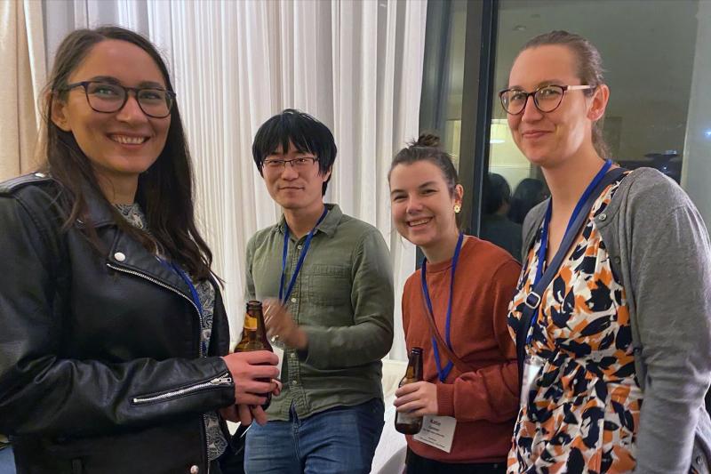 Current Ohio State students Gina Ndoci, Yuhong Zhu and Taylor Mahler