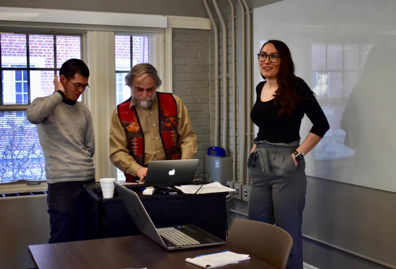 Greek linguistics workshop, taken by Marianna Katsoyannou