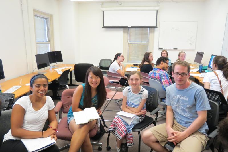 SLIYS students with language informant Murat Yasavul