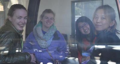 Students in ferris wheel