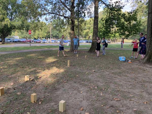 Welcome picnic  Linguistics Department Welcoming Picnic at Park of Roses. An afternoon of language games and laughs.  