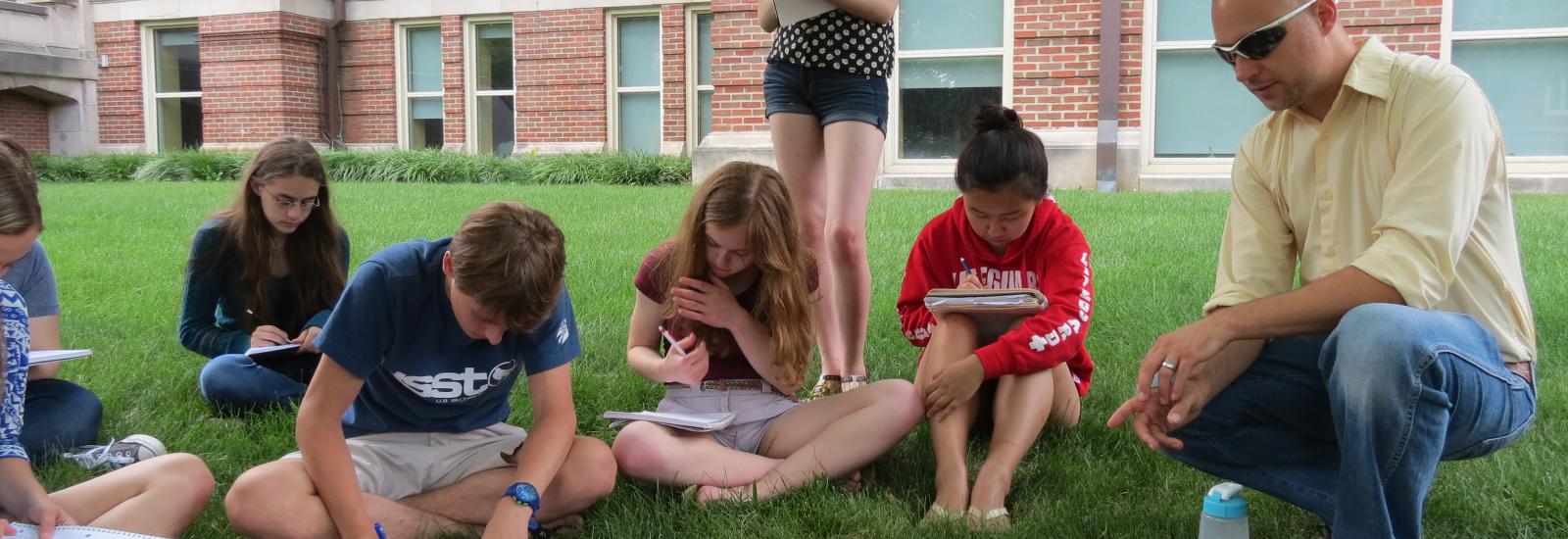 Students at our high school summer program